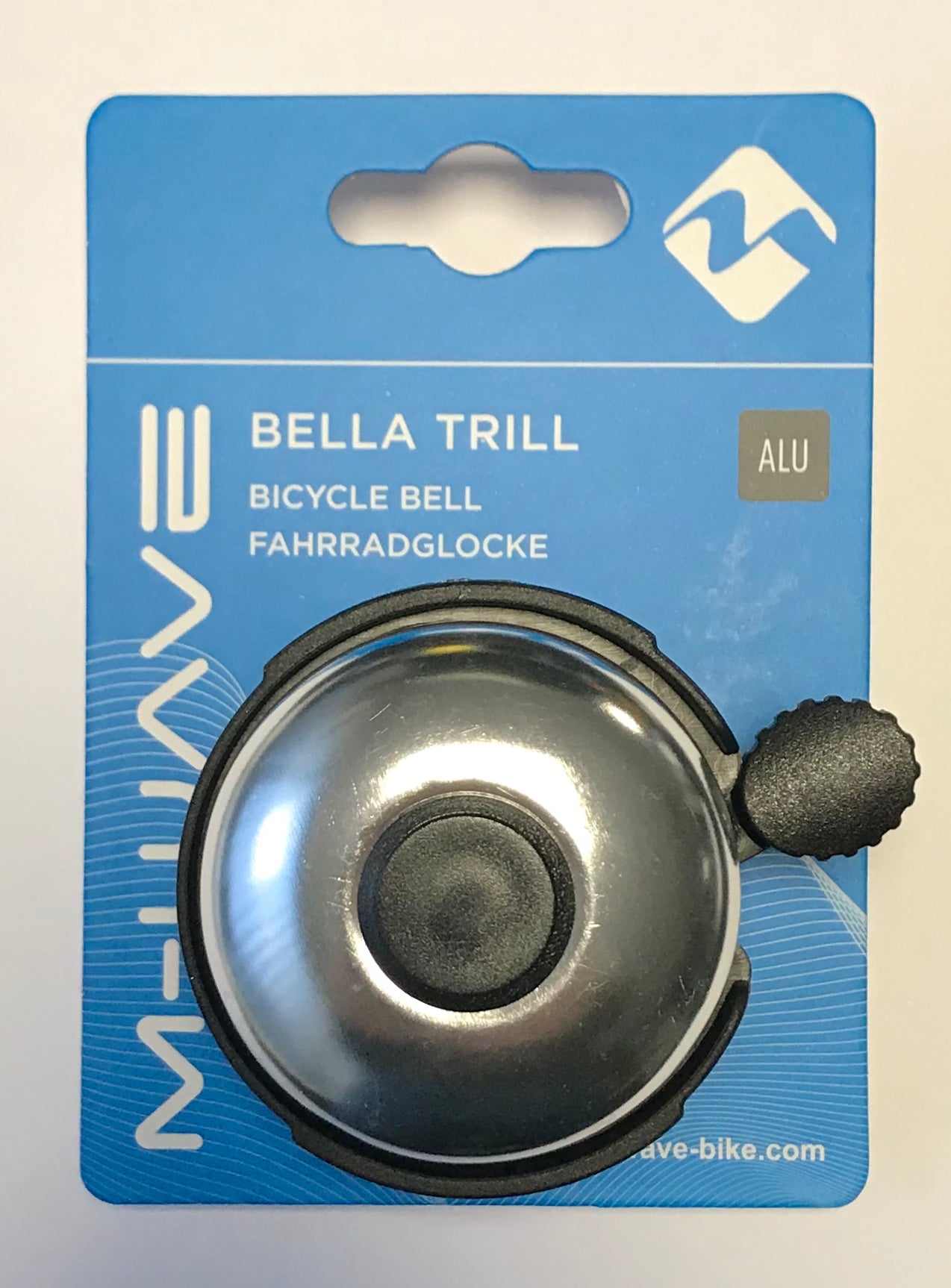 Messingschlager M-wave fietsbel bella trill alu zilver