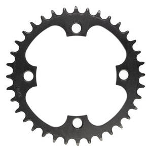 Messingschlager Samox e-bike kettingblad nw 36t bcd 104 mm. 1 2x3 32 en 11 128 aluminium zwart