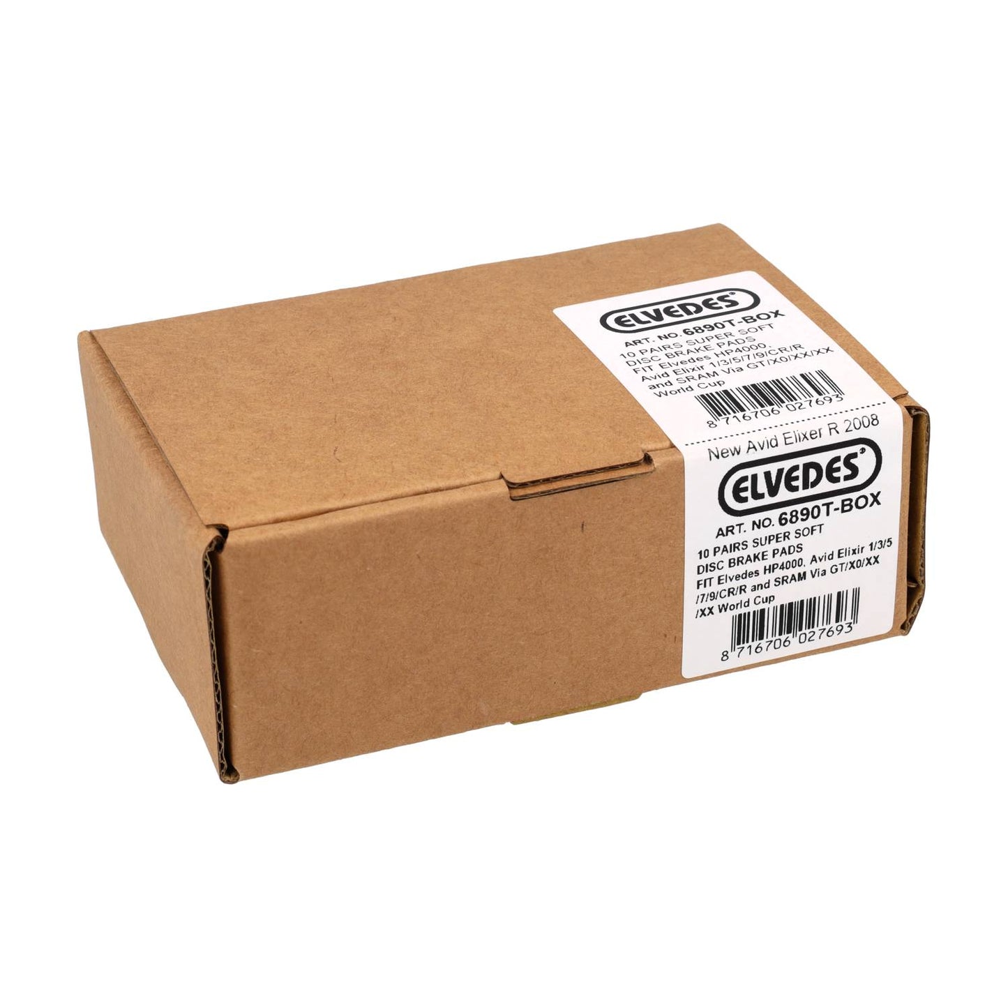 Elvedes Cable Systems BV Elvedes schijfremblokken 6890t (10pr)
