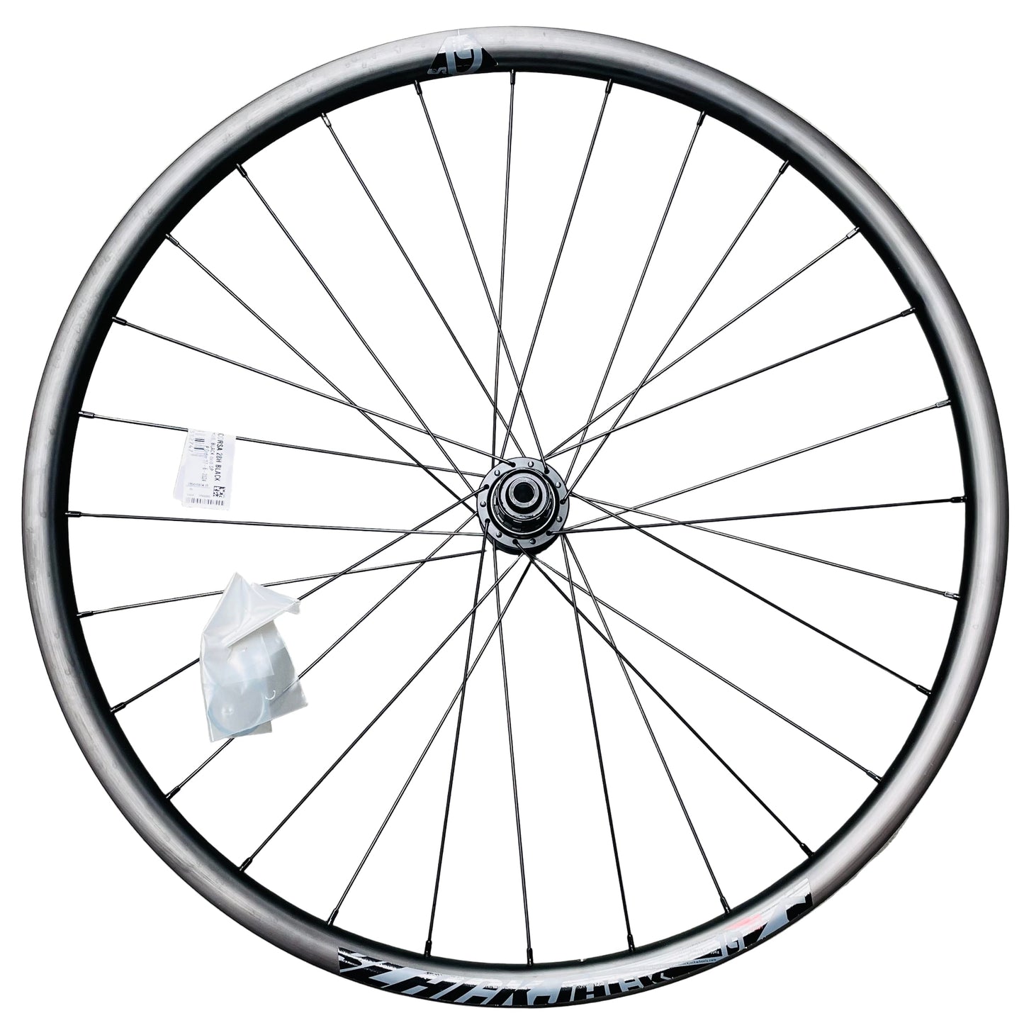 Rodi Achterwiel 28' - 622x19 airline corsa 28h zwart da210 center lock sh.142x12-black jack
