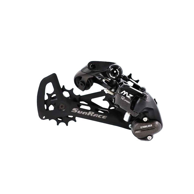 Sturmey-Archer Europa N.V. Sunrace achterderailleur 12v medium kooi direct zwart