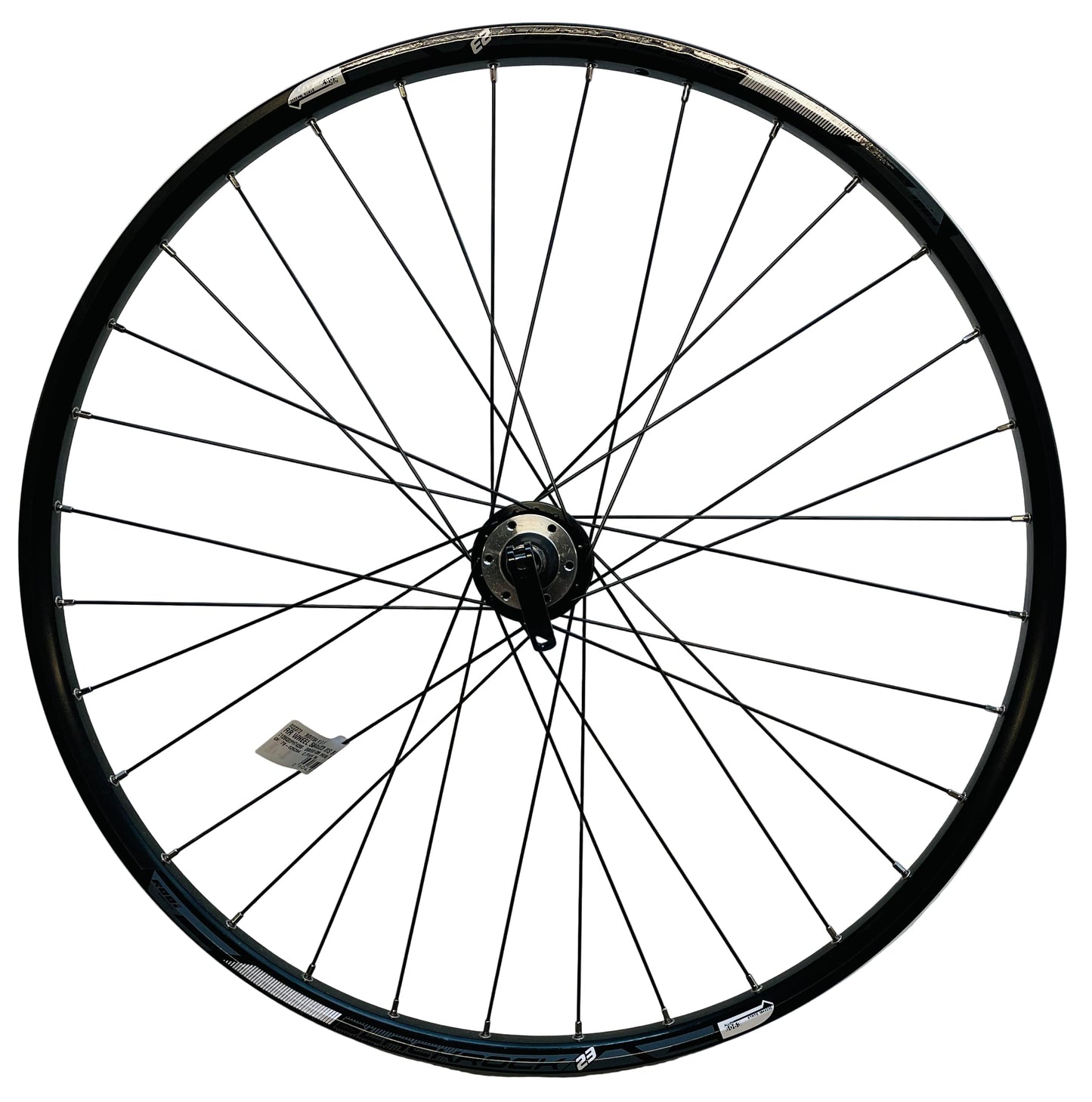 Rodi Achterwiel 27 - 584x23 iis blackrock 23 db600 qr zwart schijfrem