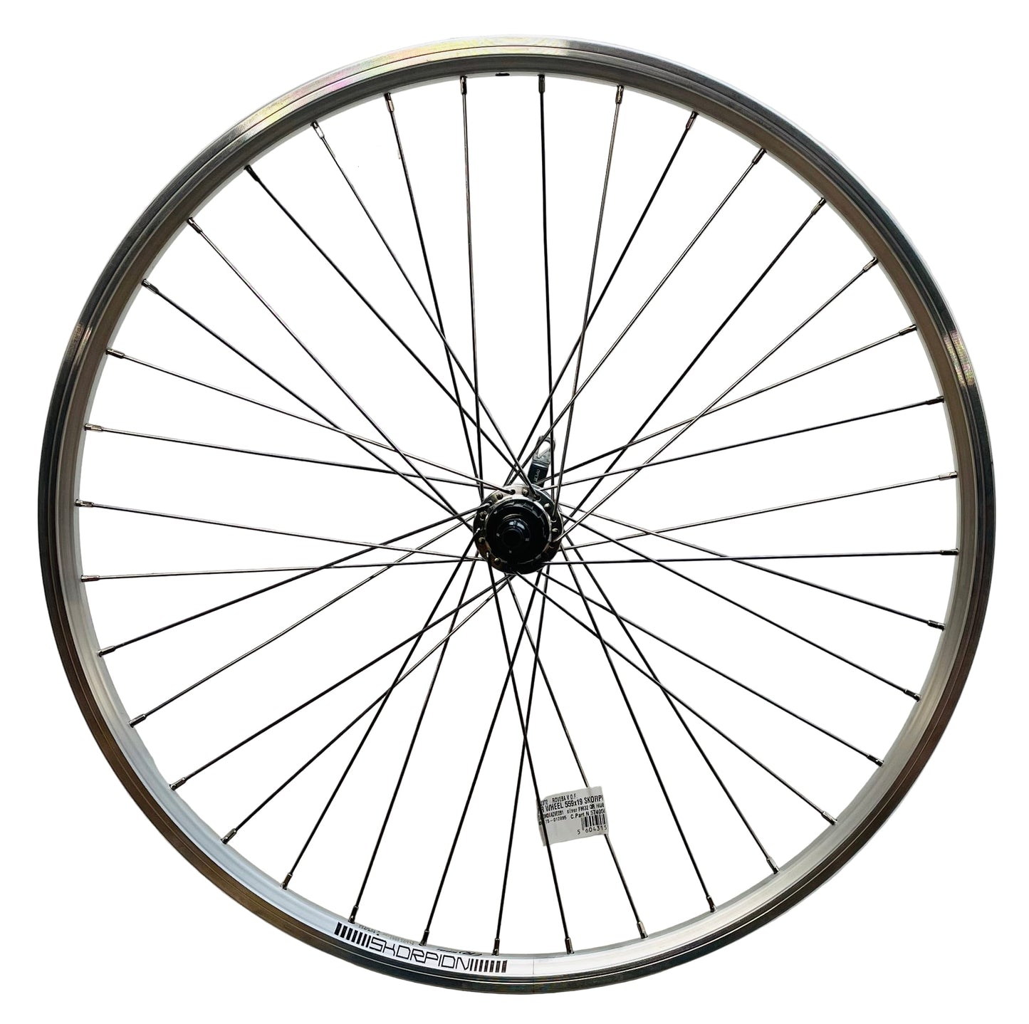 Rodi Achterwiel 26 - 559x19 skorpion alu. zilver fm32 qr cassette 8 9 - sp.14 rvs
