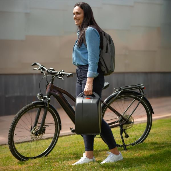 Polisport topkoffer - voor fietsen met mik of mik-hd bevestigingssysteem -11l - zwart