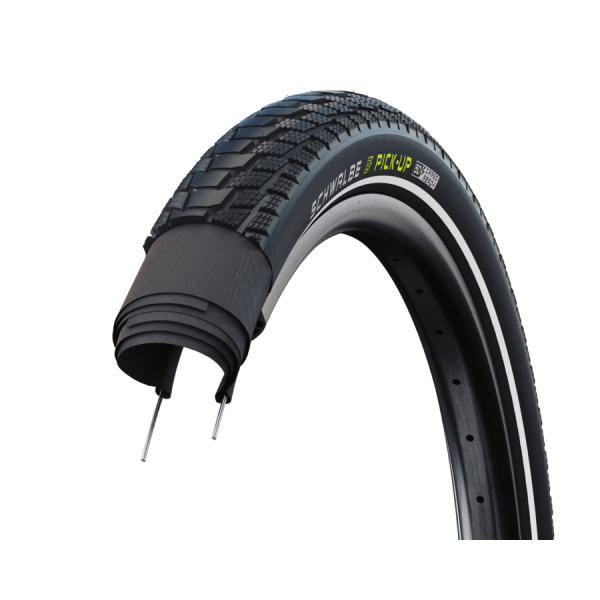 Schwalbe buitenband Pick-Up Perf SD Twinskin 27.5 x 2.60 zw refl