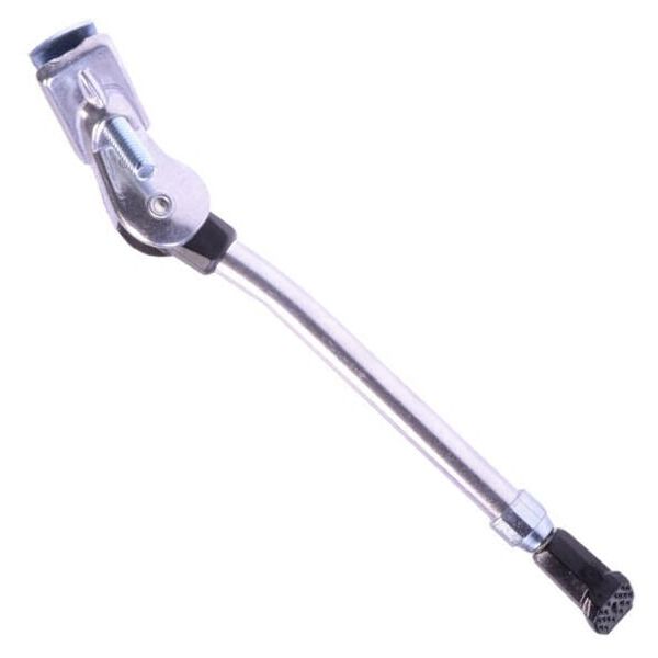 Simson Zijstandaard verstelbaar Simson met 30mm brede plaat zilver
