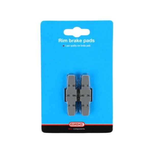 Elvedes Rembloksets power pads magura hs11 hs33 - grijze compound (op kaart)