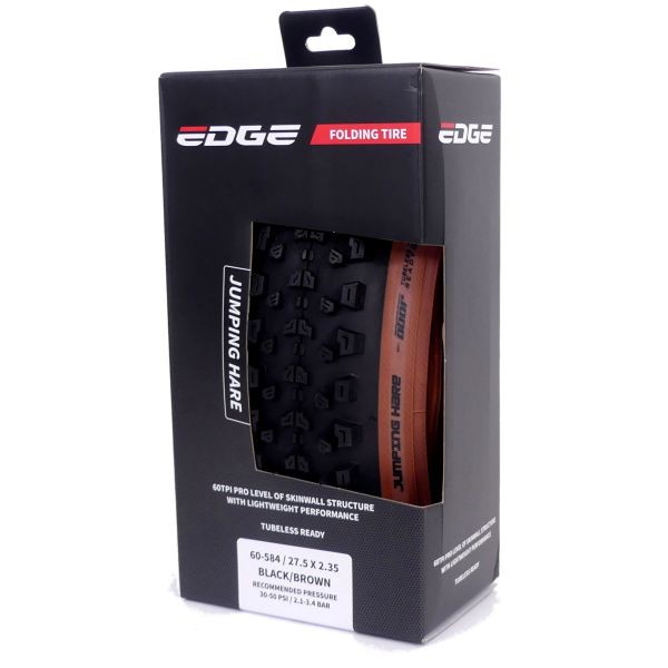 Edge Vouwband jumping hare 27.5 x 2.35 60-584 - zwart bruin