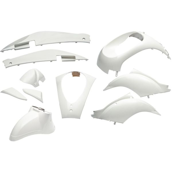 Edge Plaatset 10-delig voor sym mio - wit metallic