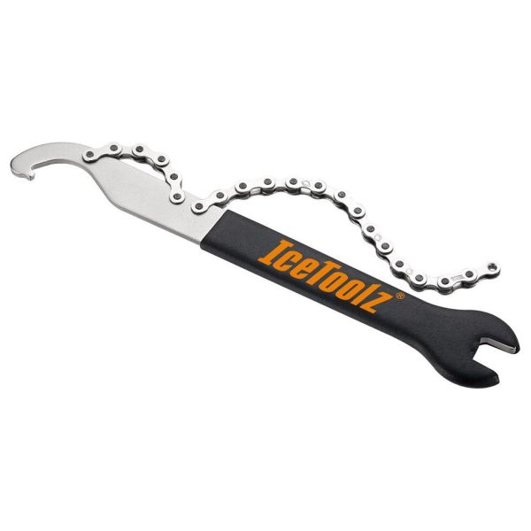 IceToolz Multi-speed gereedschap 24034s4 met pedaalsleutel, haak en freewheelafnemer 1 2 x 3 32