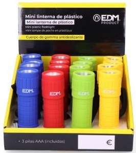 Enzo Edm display led zaklampen 16stuks 4 kleuren - 5710001