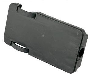 Enzo Edm randaarde stekker haaks plat zwart - 6141360