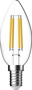 Enzo Energetic led kaars e14 4-40w 2700k filament helder - 2720120