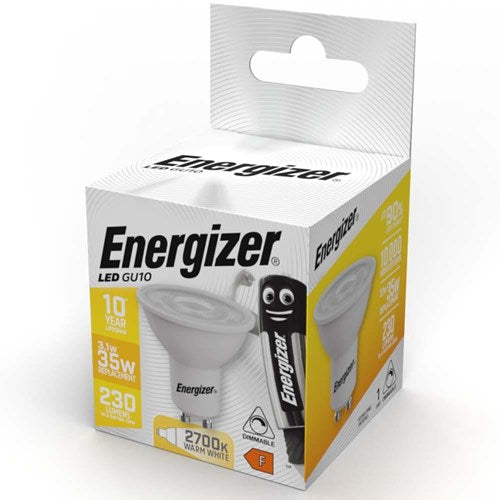 Enzo Energizer led spot gu10 3,1-35w 2700k dimbaar - 2605200