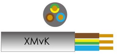 Enzo Xmvk kabel 3x2.5 mm2 100 meter