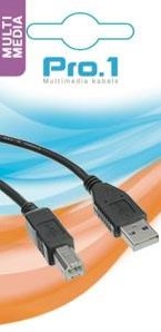 Enzo pro-1 usb kabel a-male -> b-male 5 meter - 9280204