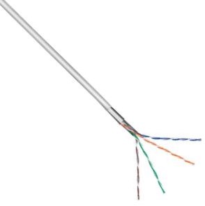 Enzo stp cat5e box 305m grijs massief - 1381531