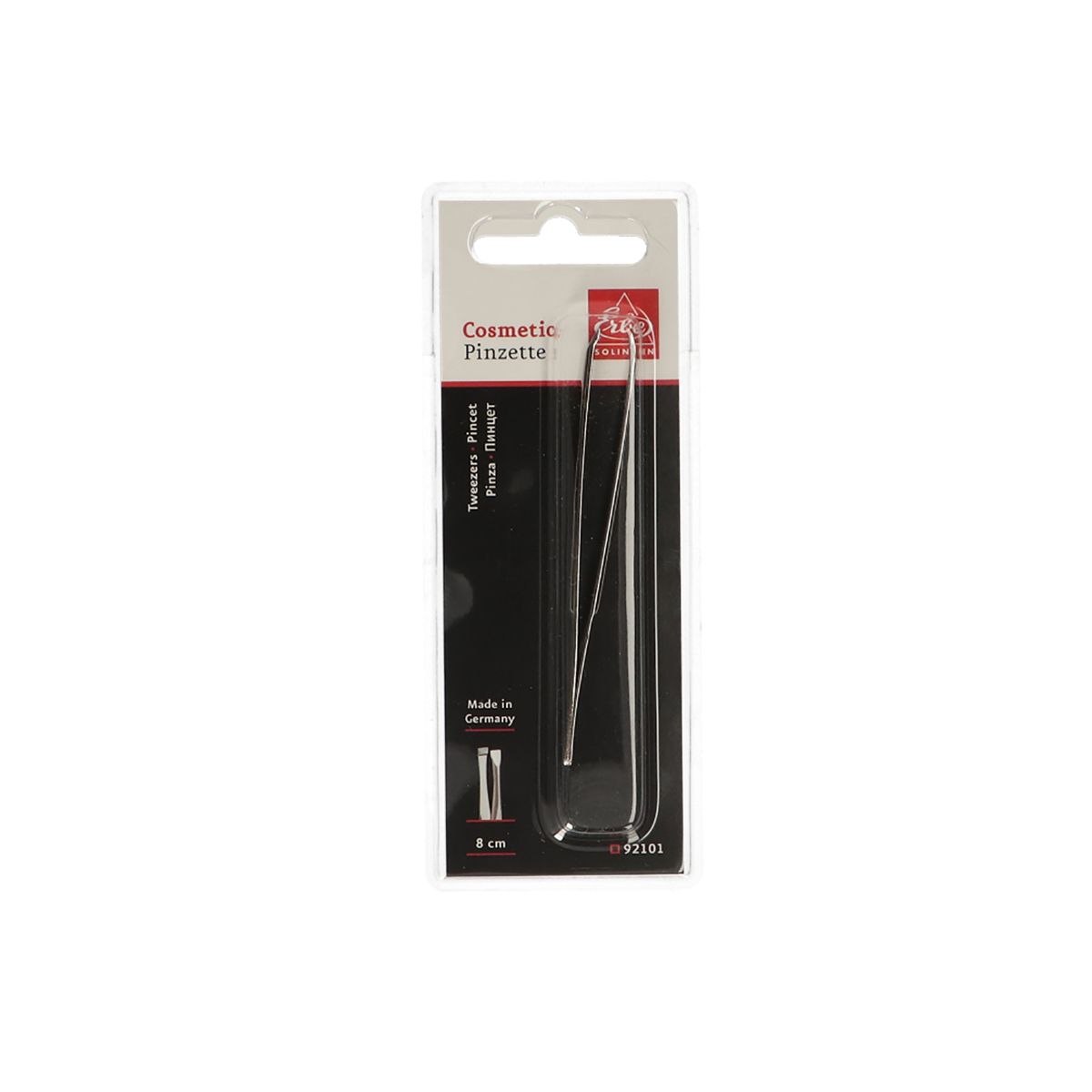 Erbe Solingen pincet recht 8 cm (erbe92101)
