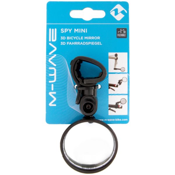 M-Wave Fietsspiegel spy mini kort