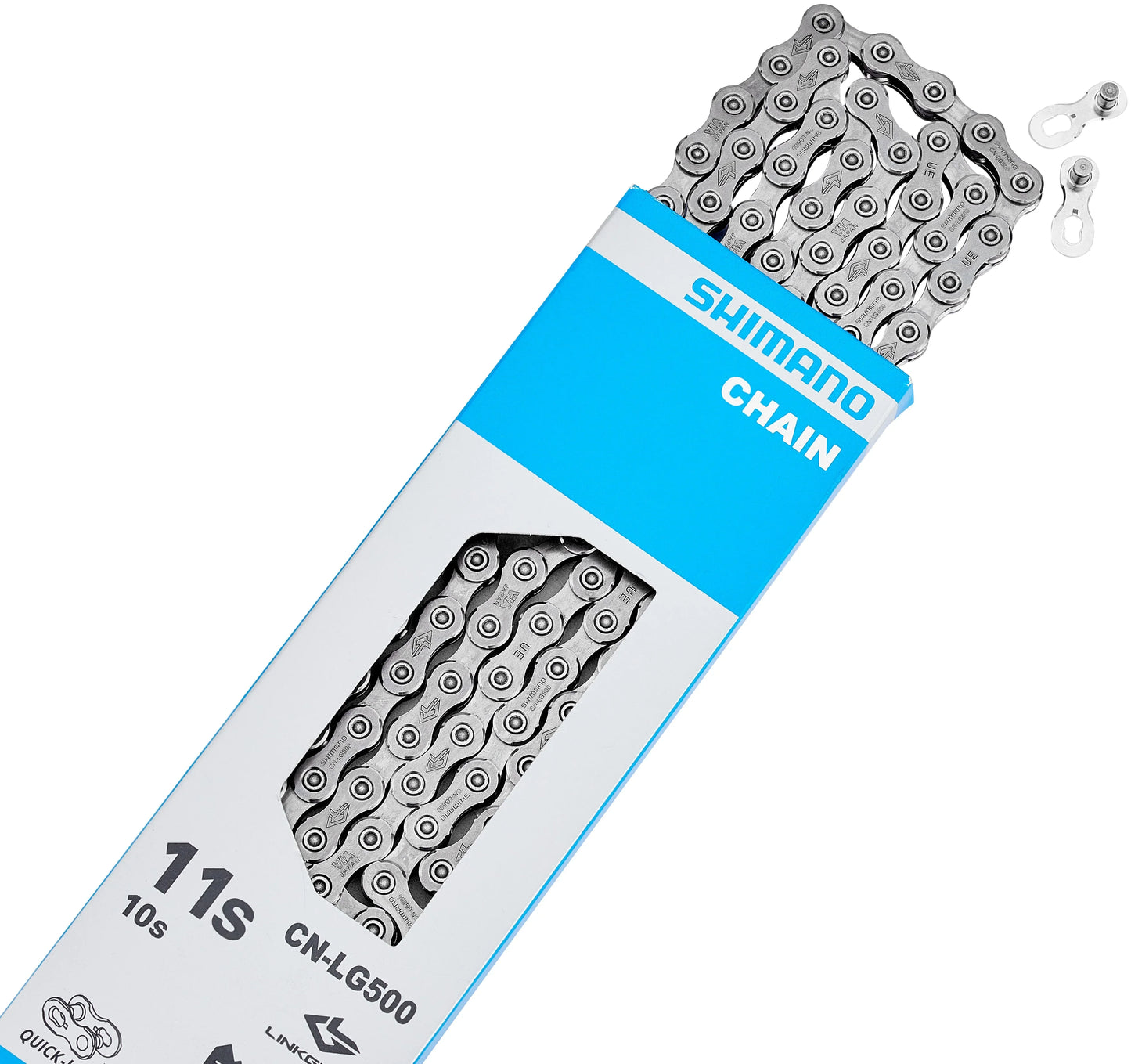Shimano Benelux B.V. Shimano cn-lg500 ketting 10-11 spd. 126 schakels m quick link
