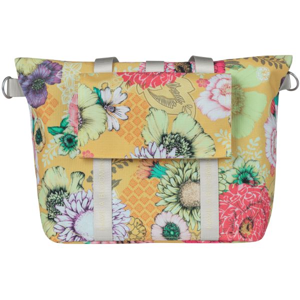 Basil Bloom Field fietshandtas - duurzaam, compact, geel