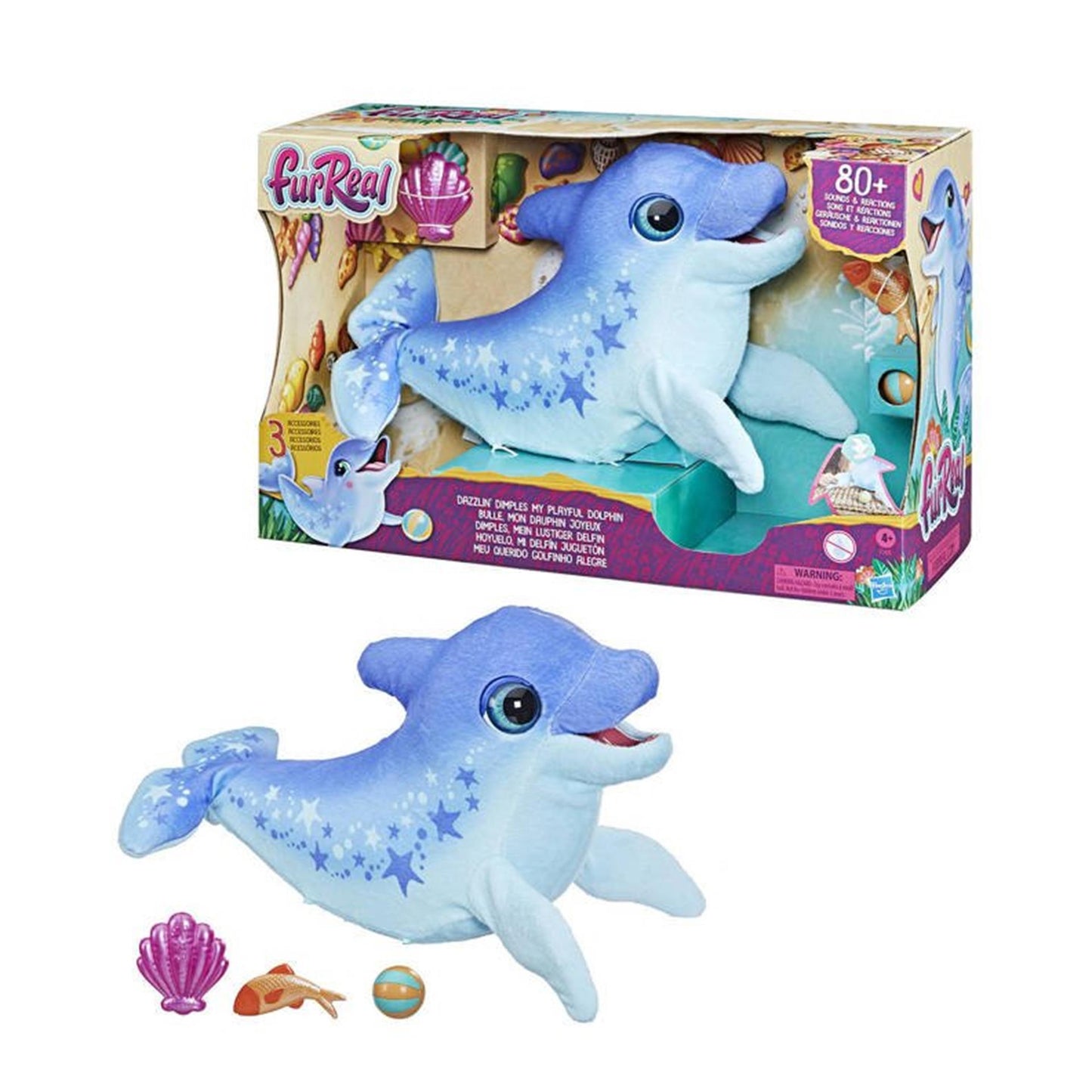 Hasbro interactieve dolfijn knuffel