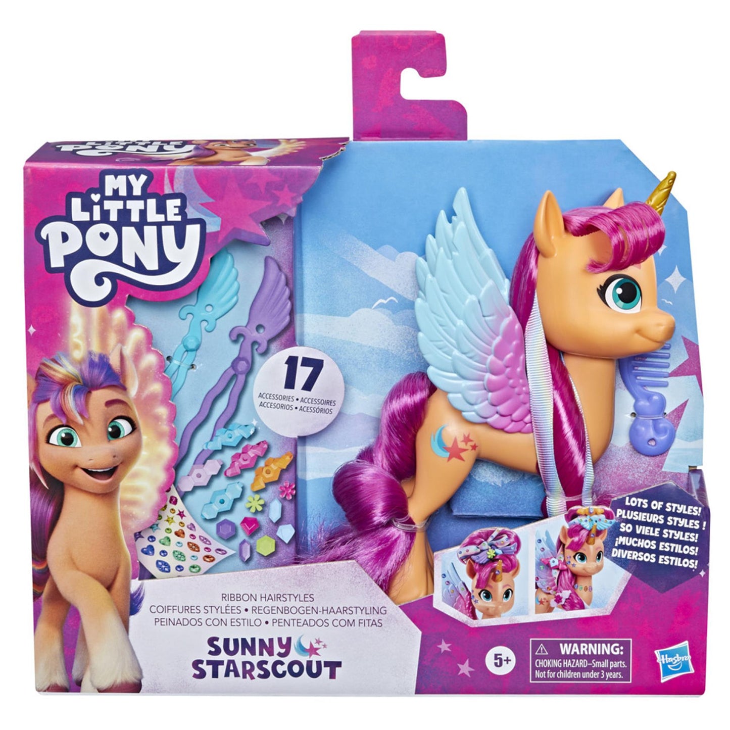 My Little Pony Hasbro mlp sunny starscout's mooie manen