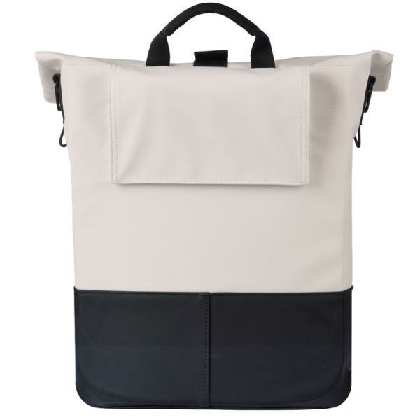 Basil B.V. Tas basil cove shopper wit zwart | mik hooks | 16l