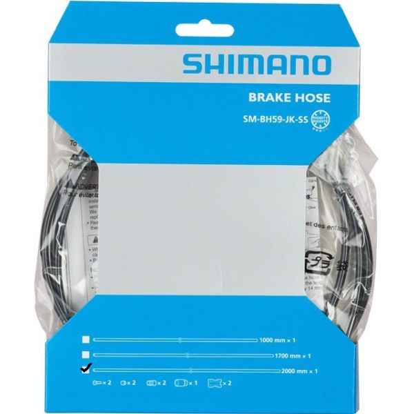 SHIMANO bremsleitung sm-bh59 br.line shim.sm-bh59 2000mm bl.shortable