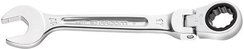 Facom scharnierende anti-slip steekringratelsleutel 13mm - 467bf.13 - 467bf.13