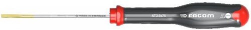 Facom schroevendraaier protwist sleuf 2.5x50 - at2.5x75 - at2.5x75