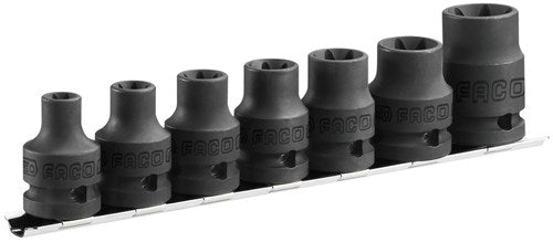 Facom set slagdop 1 2 torx e10-e24 - nstx.j7