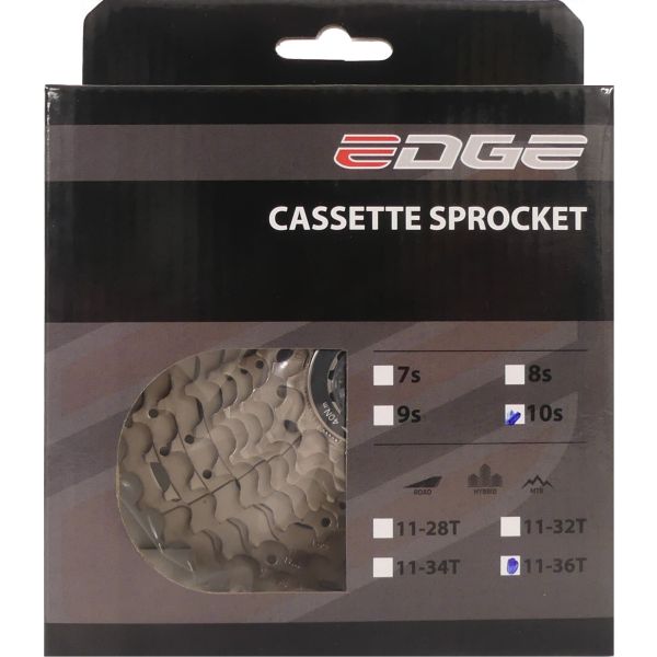 Edge Cassette 10 speed cs-m6010 11-36t - zilver