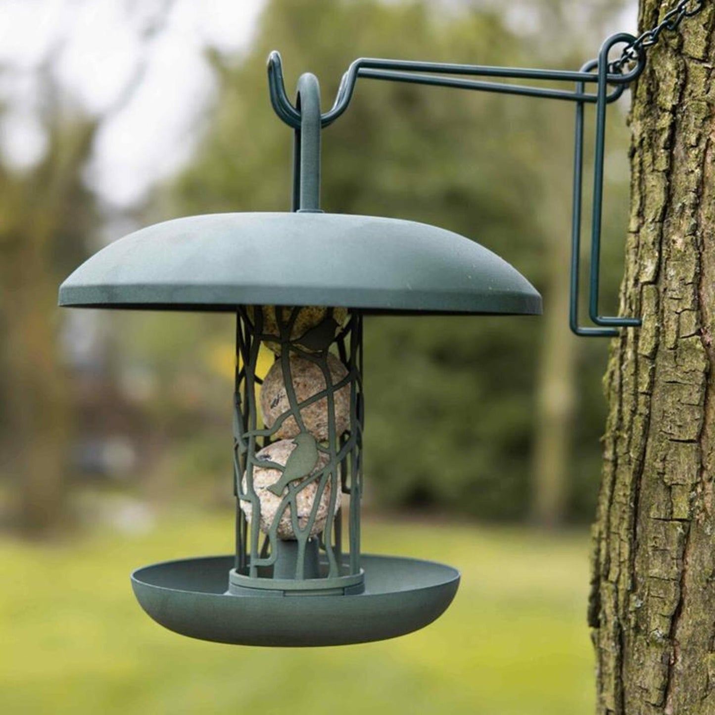 Esschert Design Esschert vetbollensilo met schotel