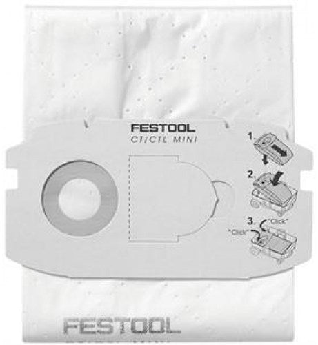 Festool Accessoires filterzakken ctl mini (5x) | 498410