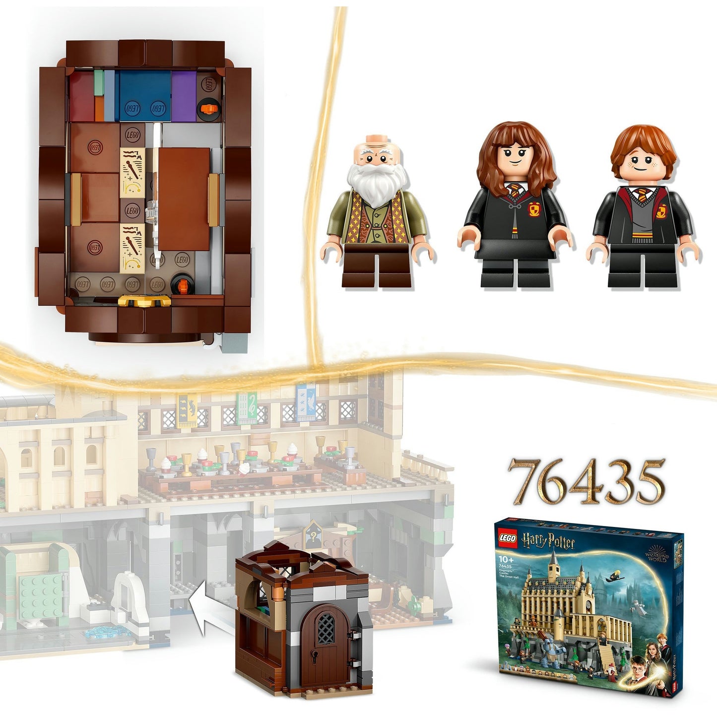 LEGO harry potter - kasteel zweinstein: toverspreukenles constructiespeelgoed (76442)