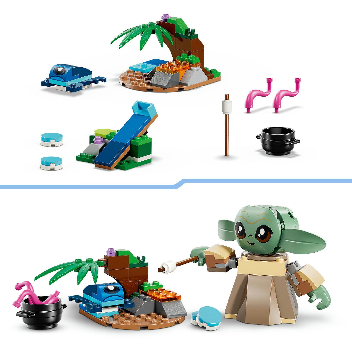 LEGO star wars 75443 grogu's thuis