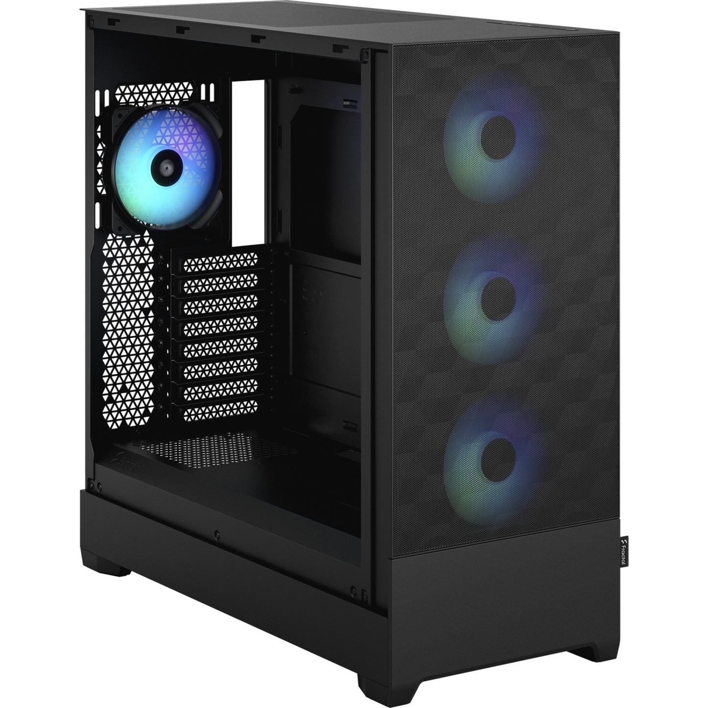 Fractal Design pop xl air rgb big tower behuizing (zwart | 2x usb-a | rgb | tempered glass)