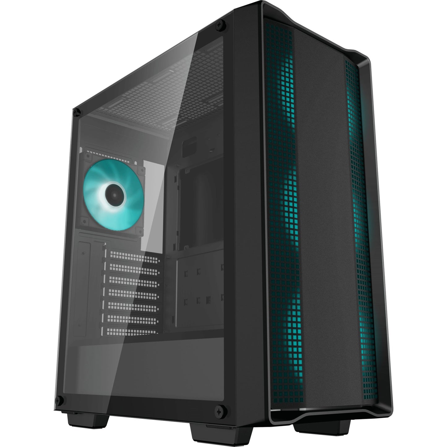 DeepCool cc560 v2 midi tower behuizing (zwart | 2x usb-a | tempered glass)