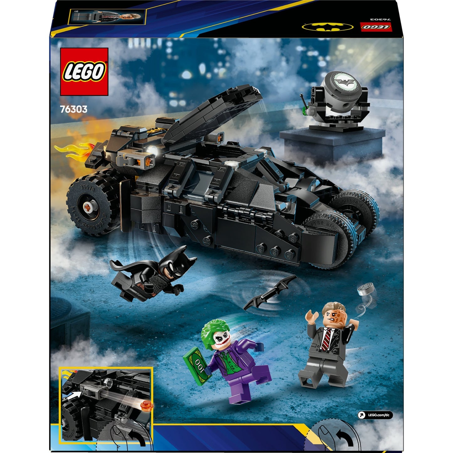 LEGO dc super heroes - batman tumbler vs. two-face en the joker constructiespeelgoed (76303)