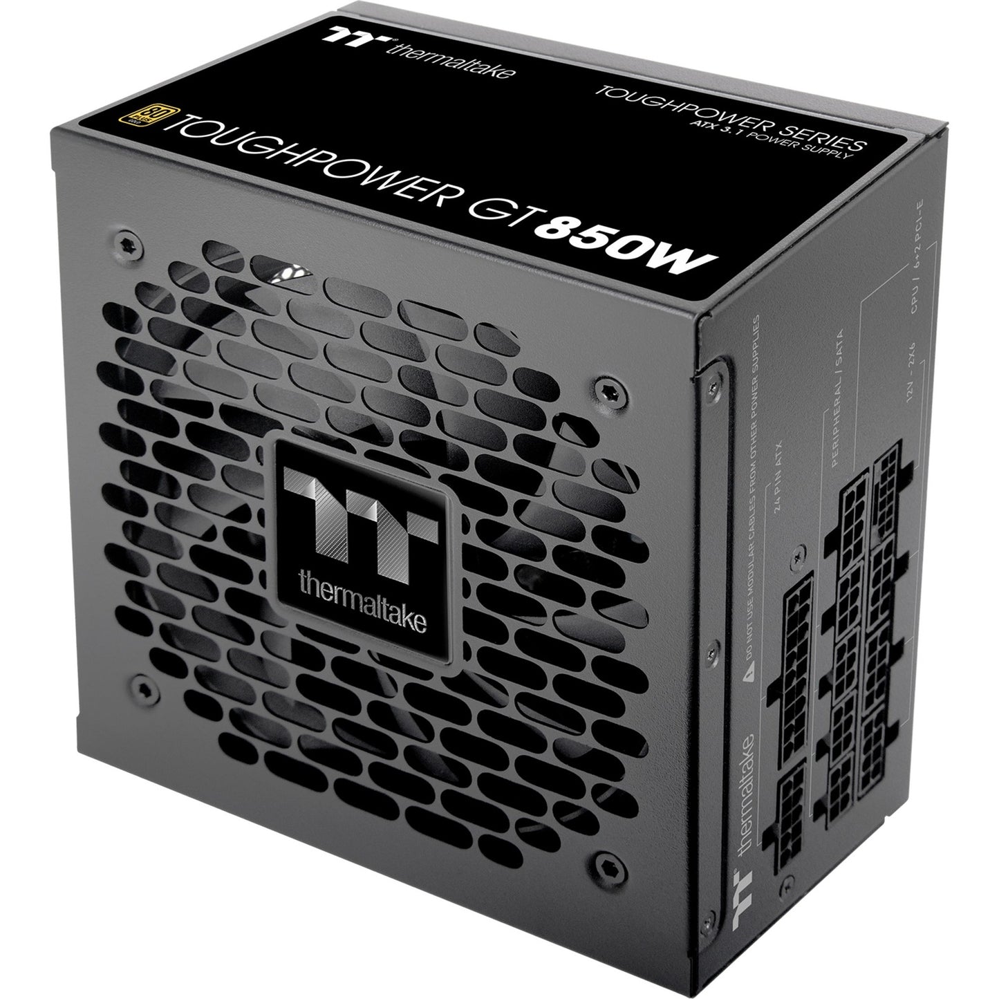 Thermaltake toughpower gt modulaire 850 watt voeding (zwart, 4x pcie)