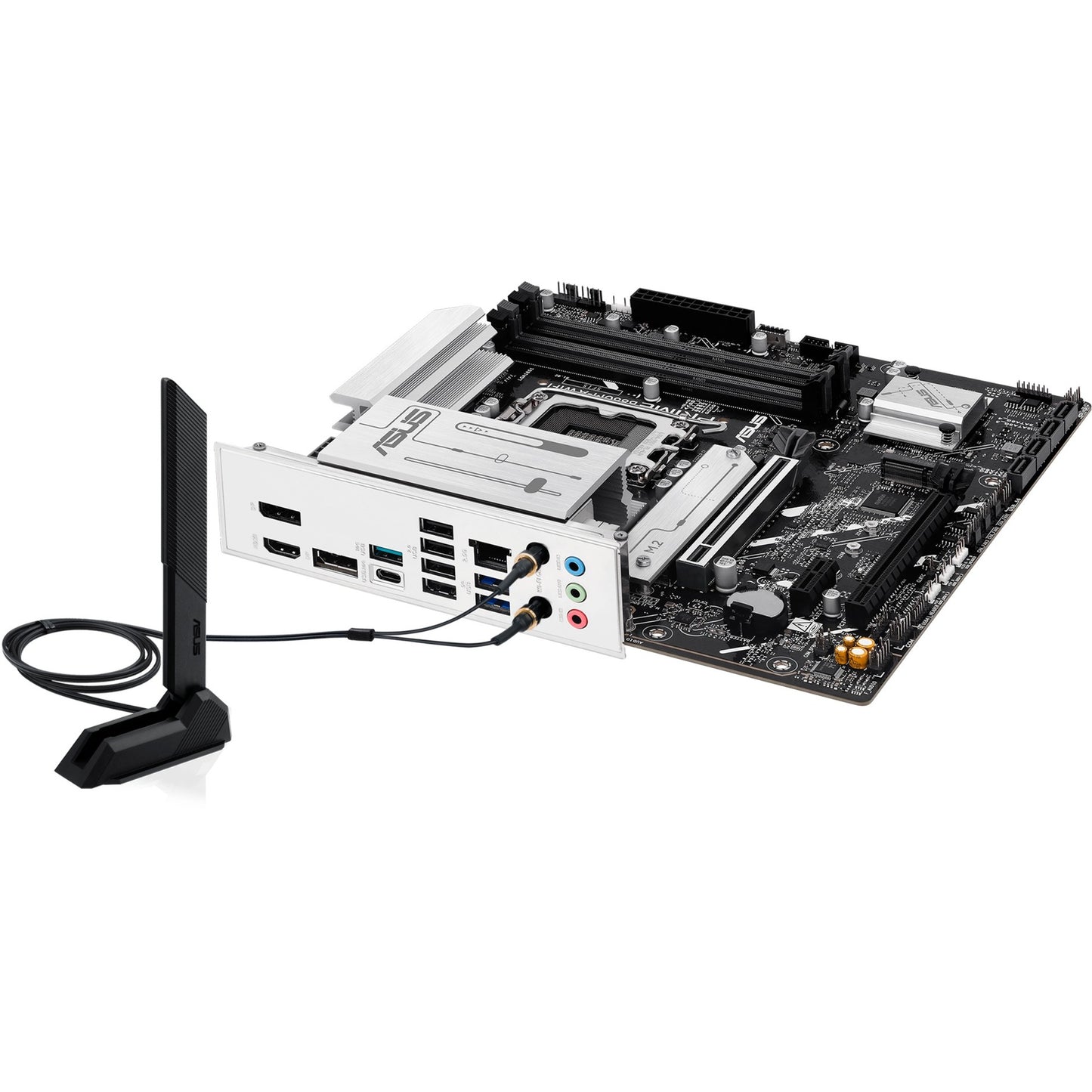 ASUS prime b860m-a wifi socket 1851 moederbord (raid, 2.5 gb-lan, wi-fi 6e, bt, sound, µatx)