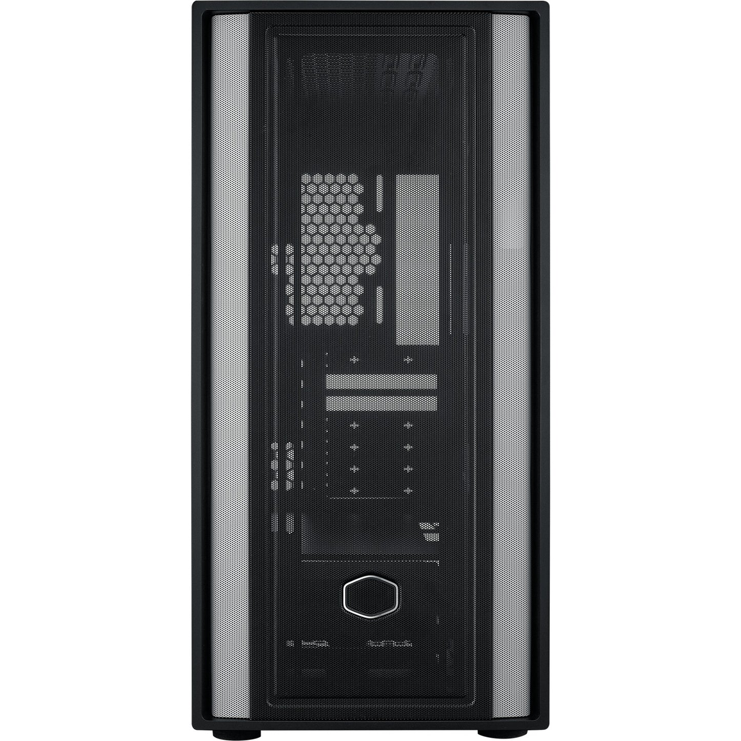 Cooler Master masterbox 600 lite midi tower behuizing (zwart | 2x usb-a | 1x usb-c | rgb | tempered glass)