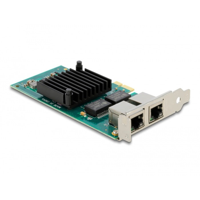 DeLOCK pci express x1 card 2 x rj45 gigabit lan i350 netwerkadapter