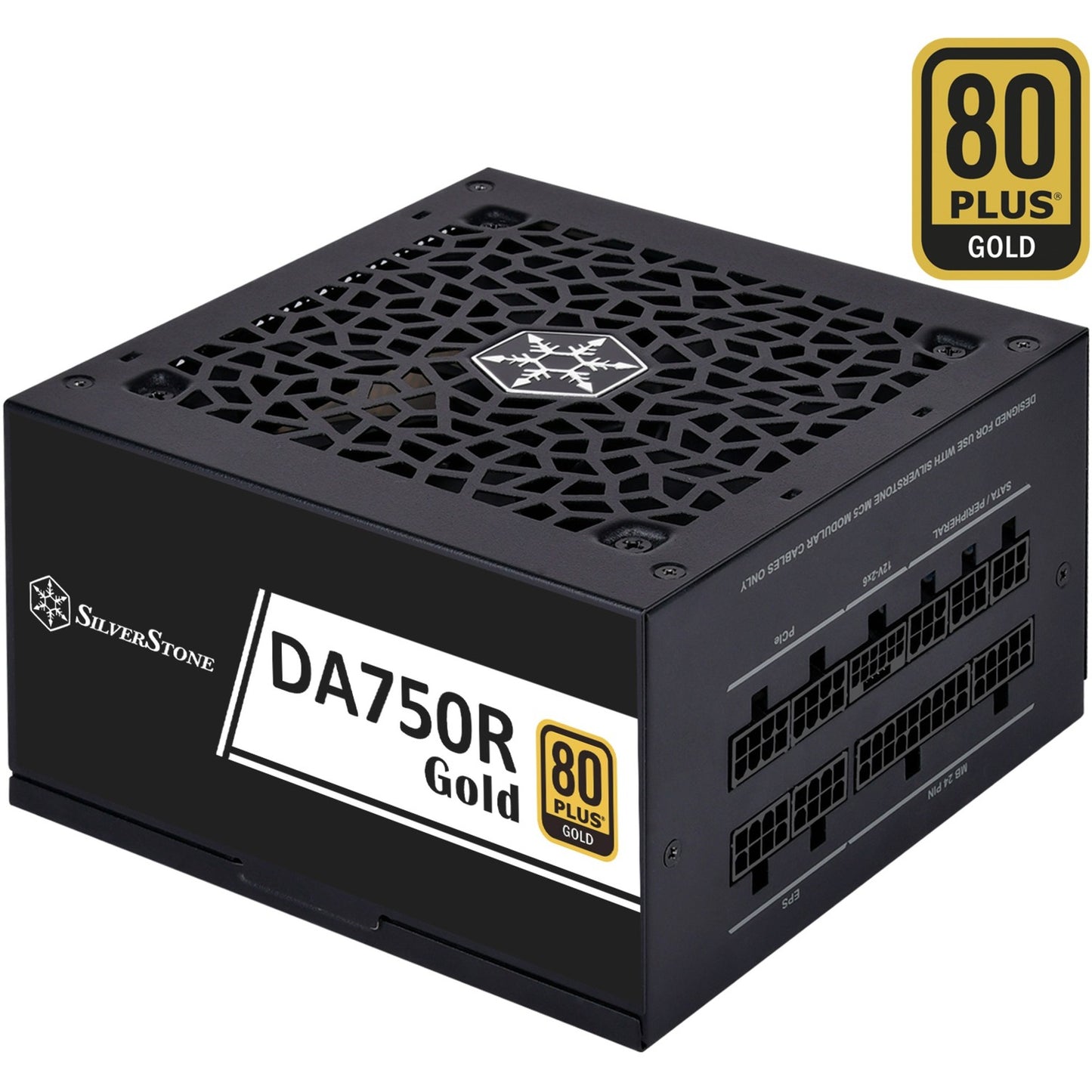 SilverStone da750r gold modulaire 750 watt voeding (zwart, 4x pcie)