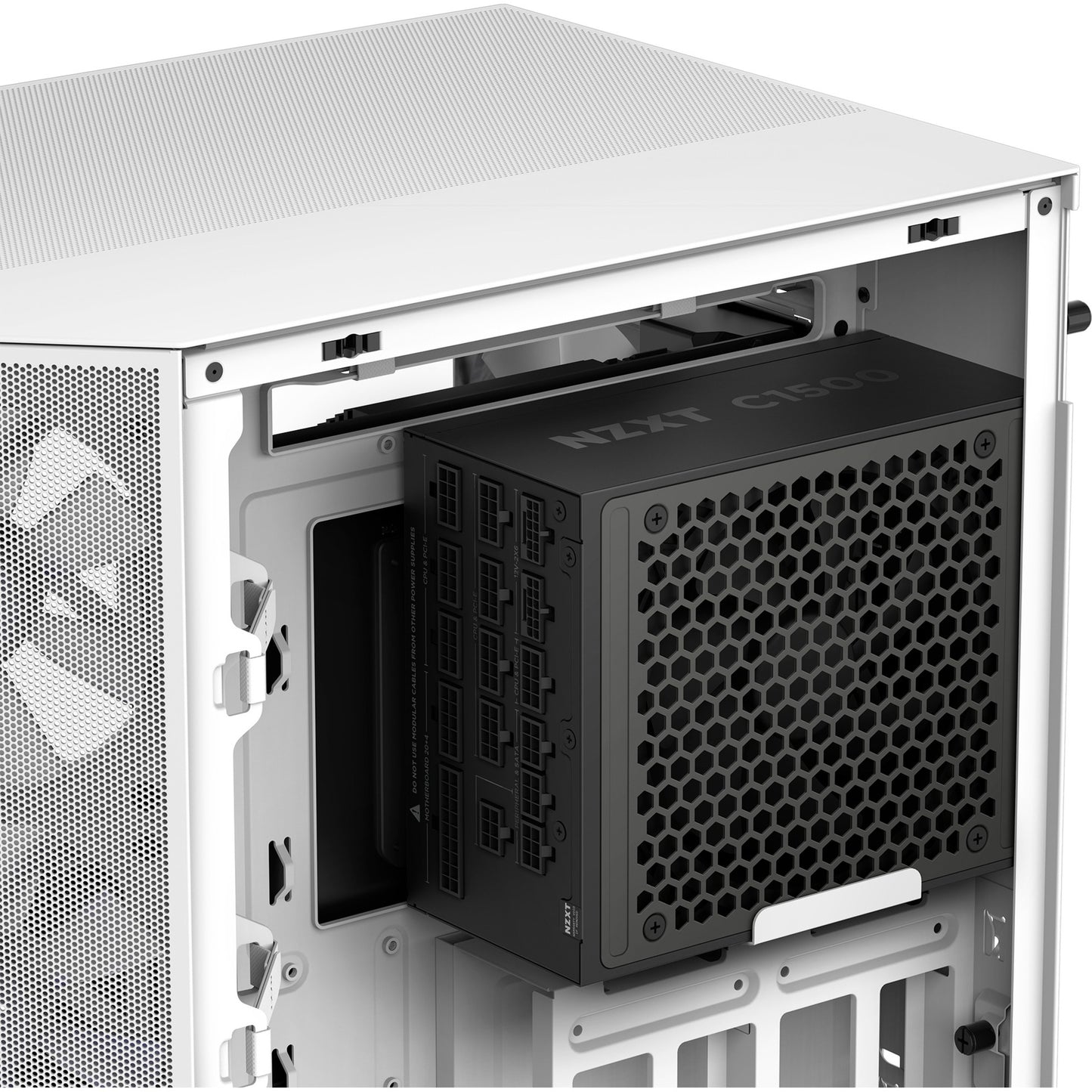 NZXT c1500 platinum modulaire 1500 watt voeding (zwart, 2x 12v-2x6, 6x pcie)