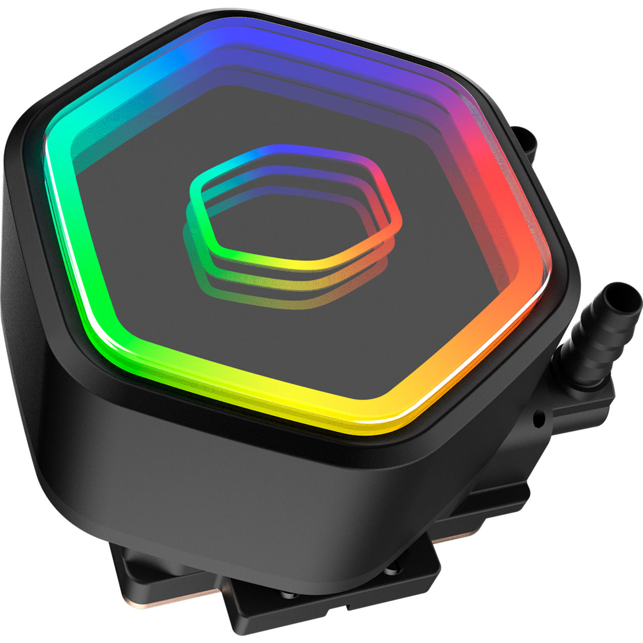 Cooler Master masterliquid 240 core ii argb waterkoeling (zwart, 4-pins pwm fan-connector)