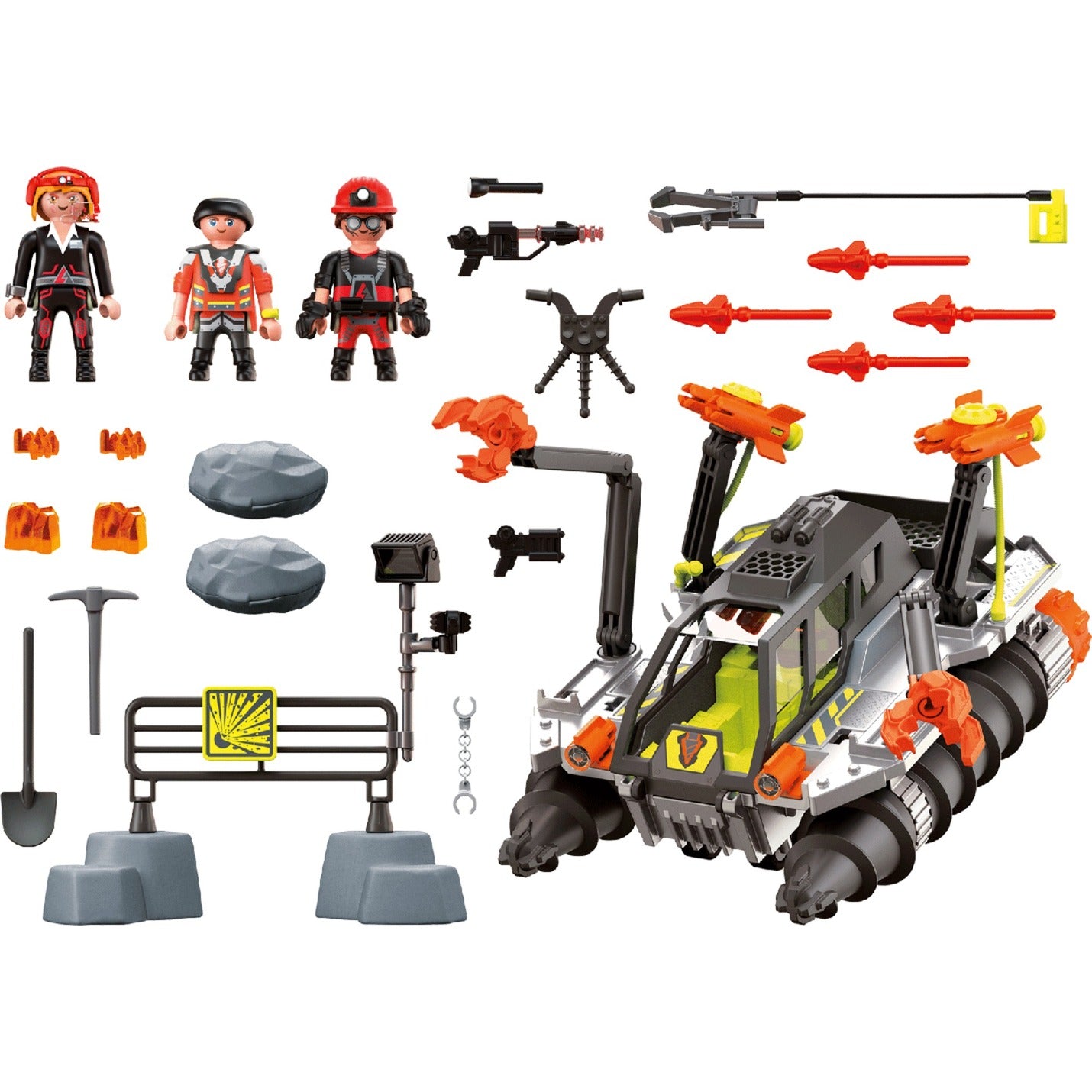 PLAYMOBIL dino rise - comet corp. sloopboor constructiespeelgoed (70927)