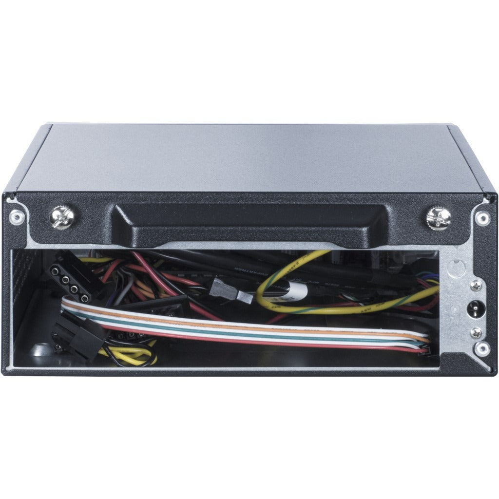 Inter-Tech itx mw-02 ii htpc behuizing (zwart | 1x usb-a | 1x usb-c)