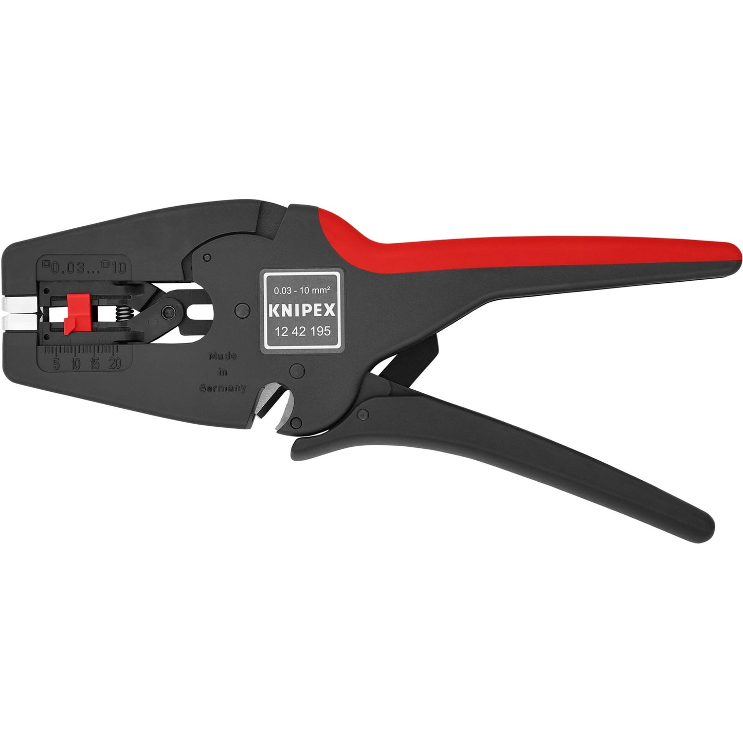 KNIPEX multistrip 10 automatische afstriptang 1242195 (zwart rood)